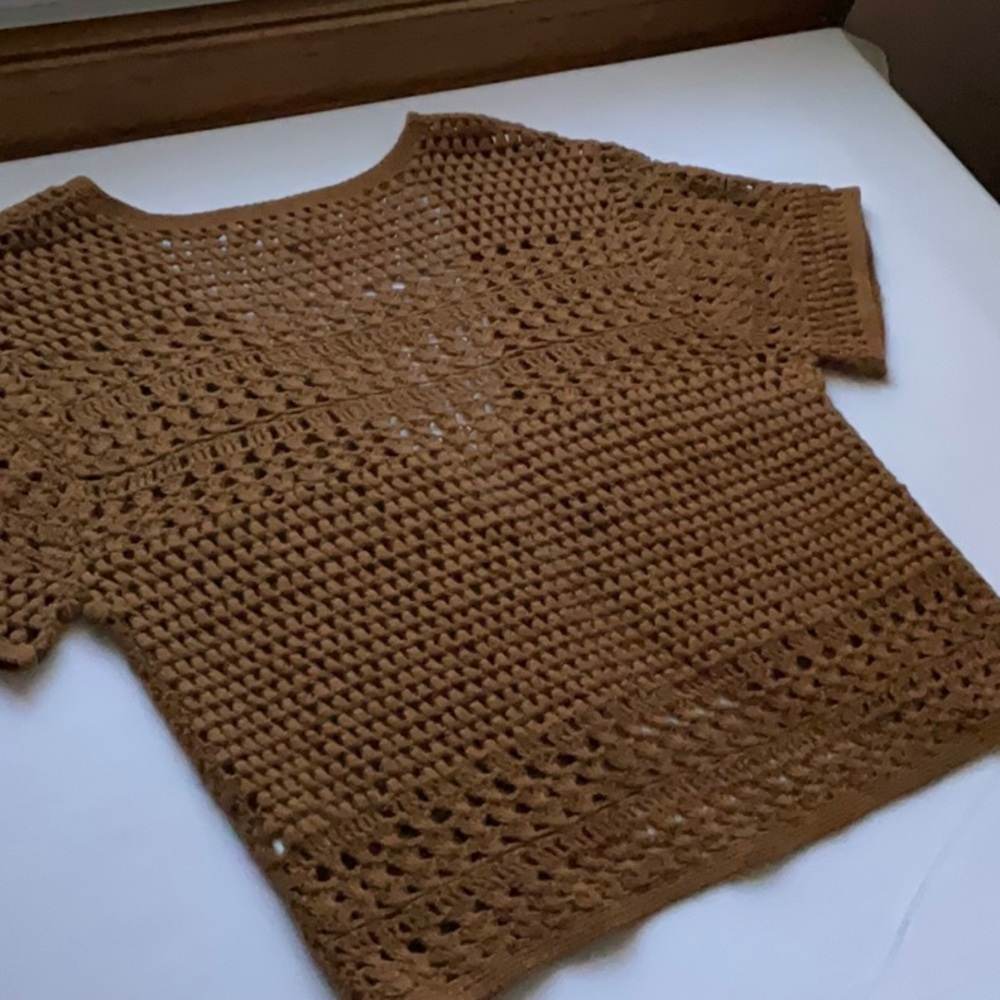 Liz Claiborne Crocheted Shrug Bolero - Picture 4 of 8